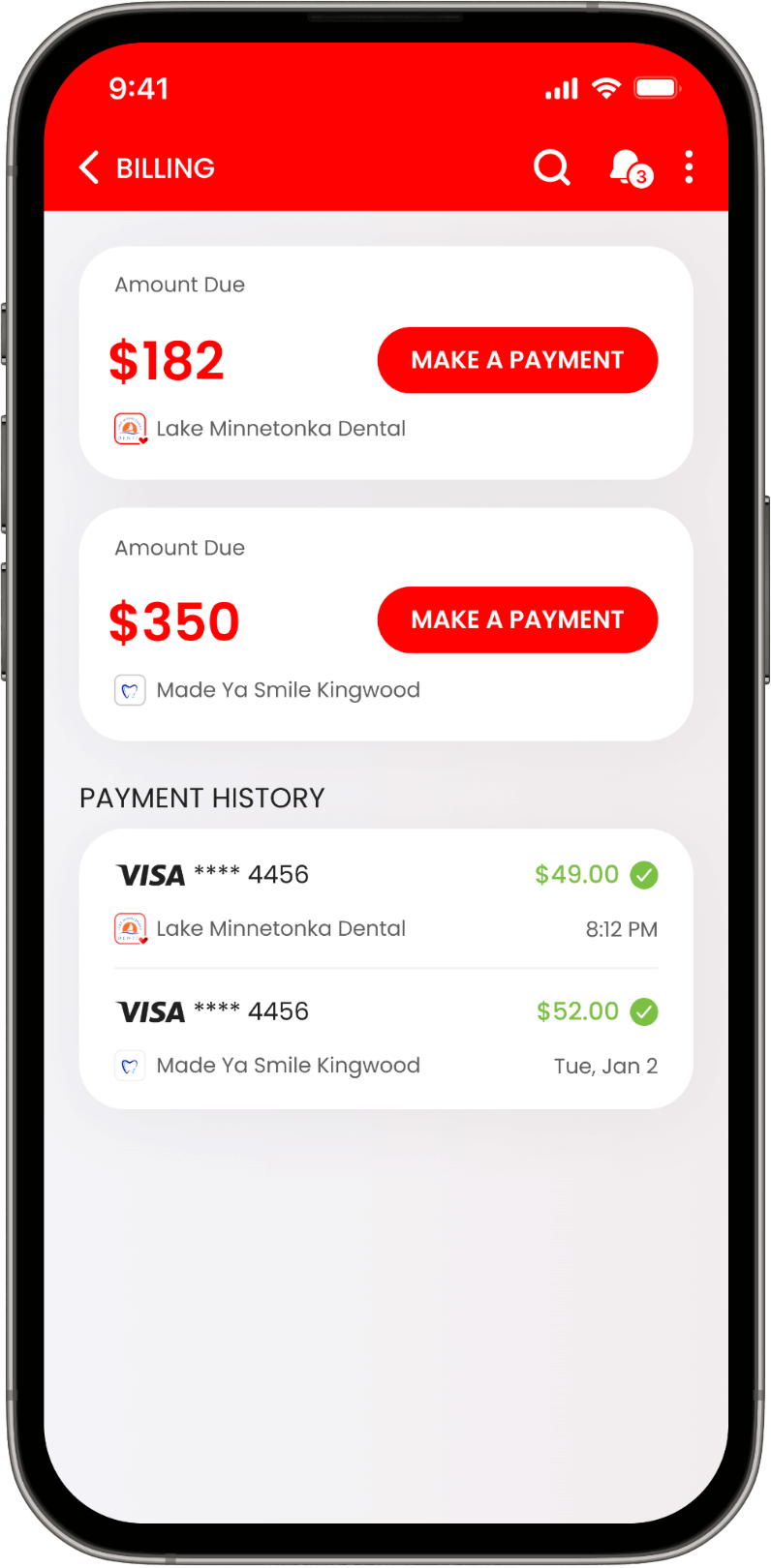 Cair App Billing Feature